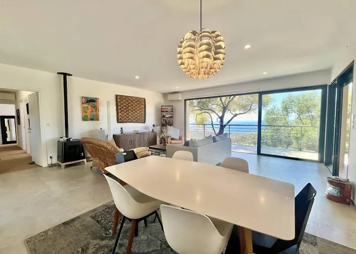 Villa D'architecte Avec Vue Imprenable Et Piscine Chauffée Viggianello